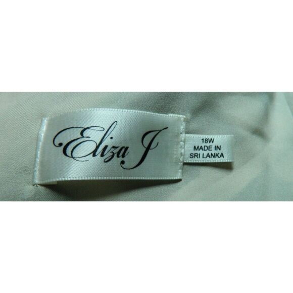 ELIZA J Dress Women's Size 18W Black‎ White Diamond Sheath Dress - Picture 10 of 13